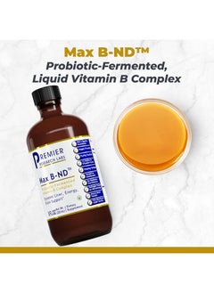 : Max B-ND Liquid Vitamin B-Complex for Liver & Brain Health - Sublingual Drops for Energy, Immune - 8 fl oz - Thiamin, B12, B6 & More - for Men, Women, Kids - pzsku/ZB59FCC9921EA21450362Z/45/_/1741160522/bdc9cf91-9f05-4f80-a4b2-3c8da77a952a