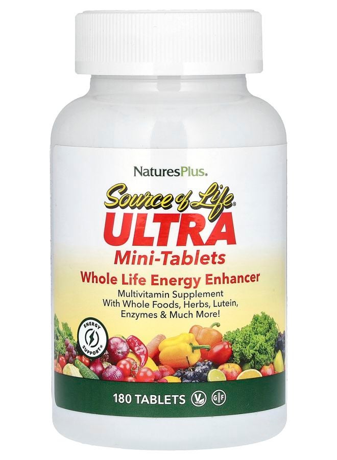 Source of Life Ultra Mini-Tablets Whole Life Energy Enhancer 180 Tablets