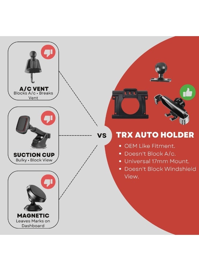  تي ار اكس اوتو حامل هاتف لكزس IS 2015 - 2020 للكونسول الأوسط - Image 3