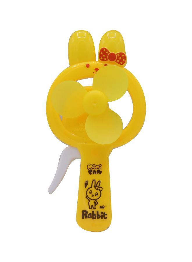 NIBEMINENT Cute Rabbit Mini Fan 006 16cm - Image 1