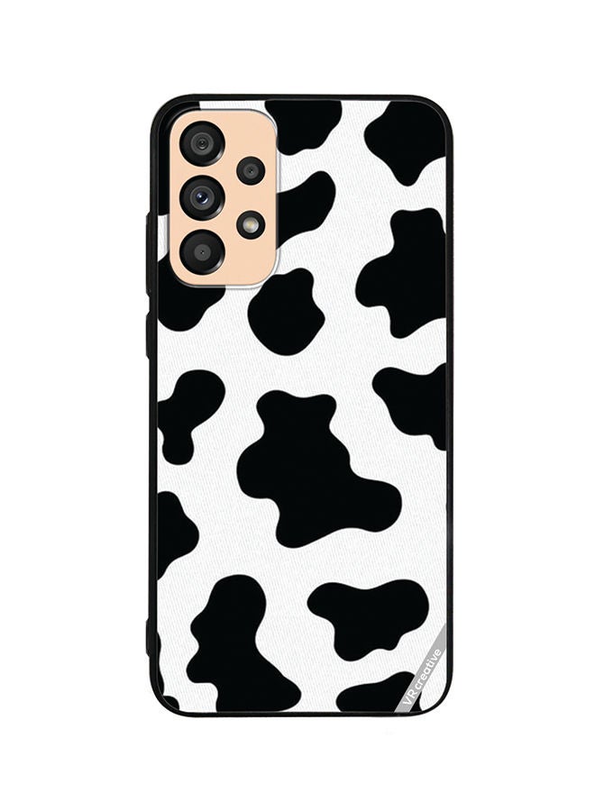 VR CREATIVE Protective Case Cover For Samsung Galaxy A73 5G Cow Print Design Multicolour - Image 1