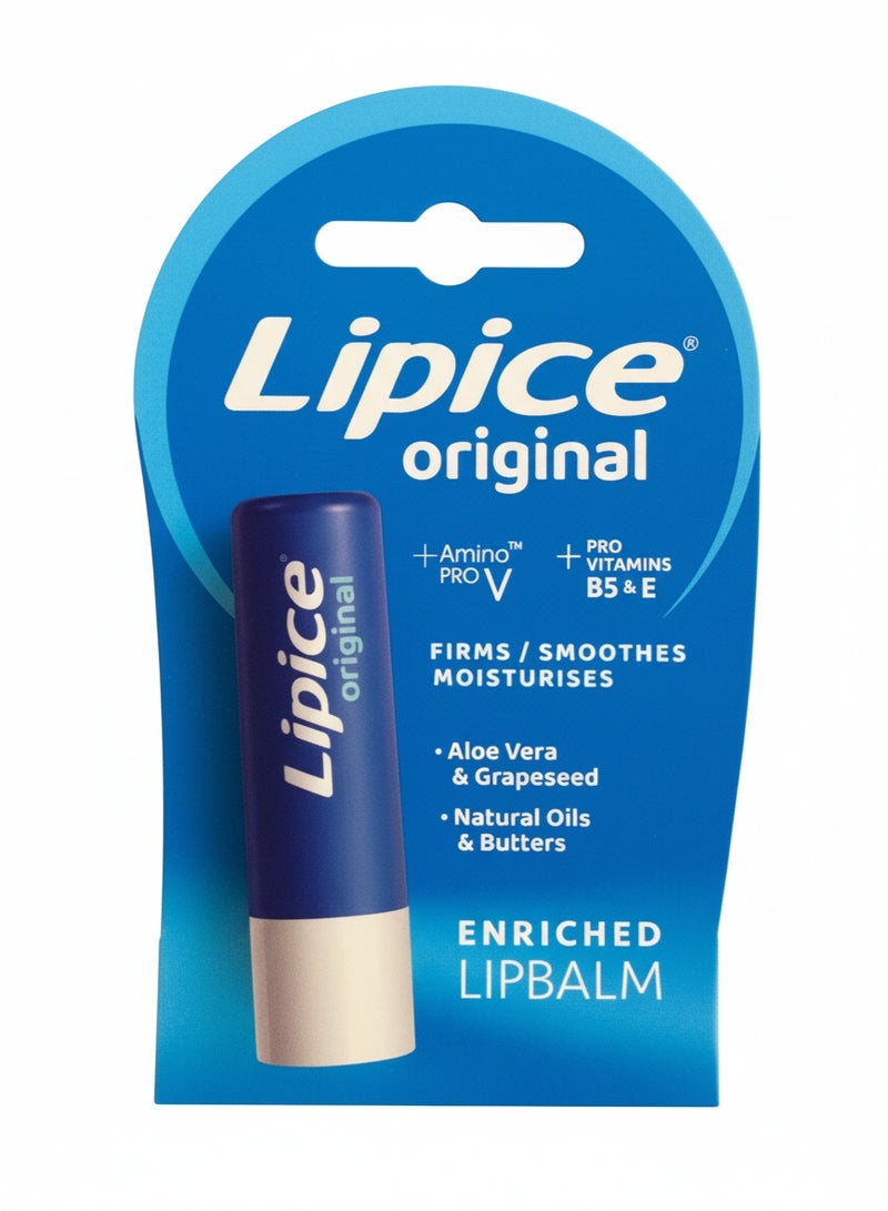 lipice Original Lip Balm – Moisturizing & Soothing Lip Care, 4.8g, Made in UK ,Pack of 4 - Image 5