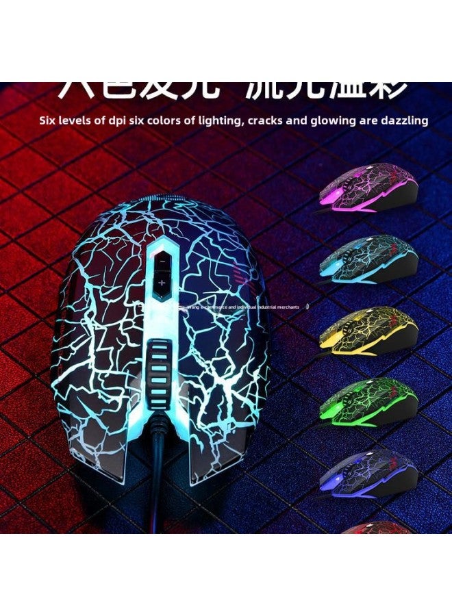 Official Flagship Store Mouse EM915 Wired E-Sports Game Macro Special Laptop Other-Color:The First Generation Cool Black Version-Interface:Official Standard  - Image 4