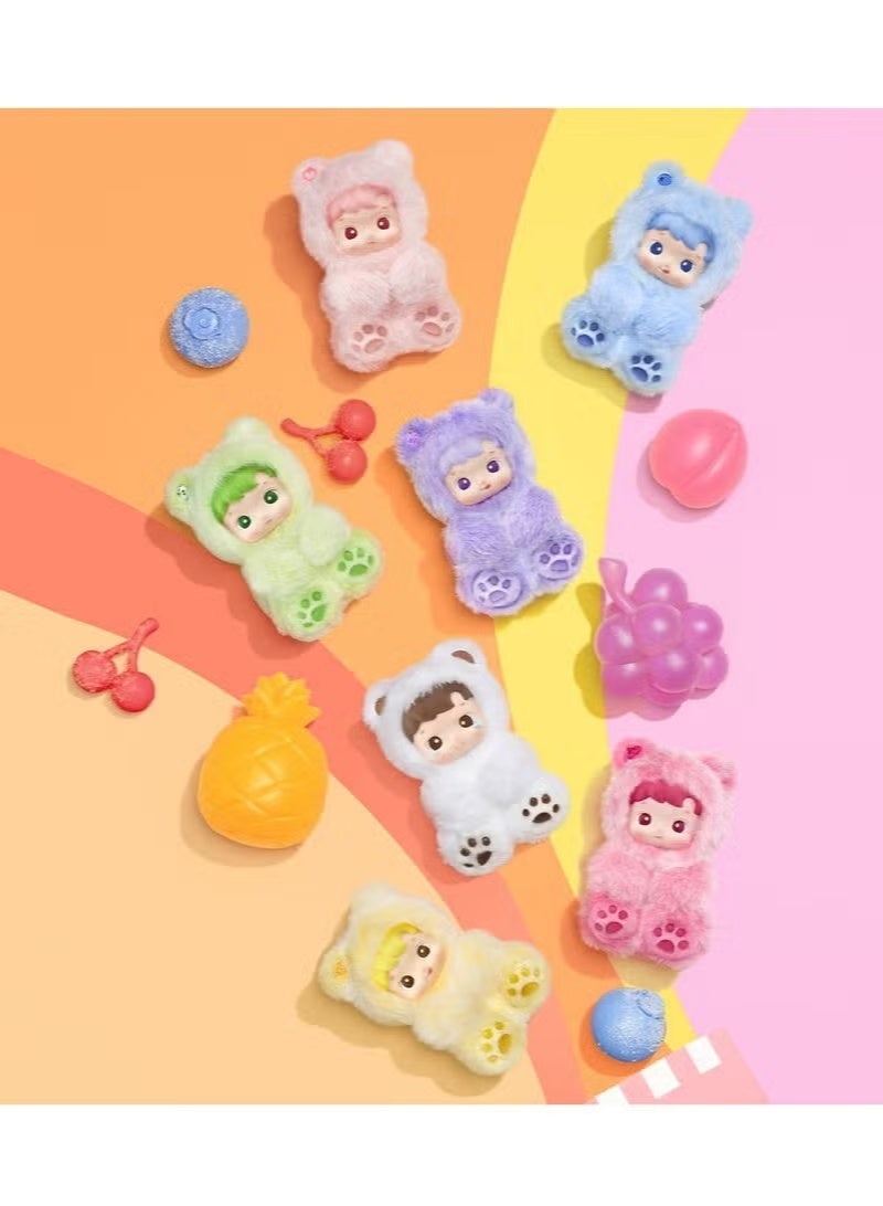 Pop Mart x Minico 100% Authentic Pop Mart HACIPUPU Gummy Bear Series Vinyl Plush Pendant Single Blind Box - Image 4