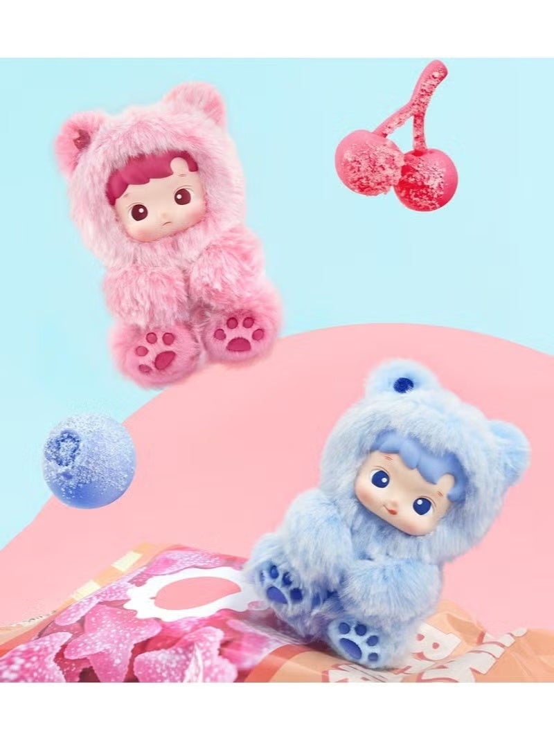Pop Mart x Minico 100% Authentic Pop Mart HACIPUPU Gummy Bear Series Vinyl Plush Pendant Single Blind Box - Image 3