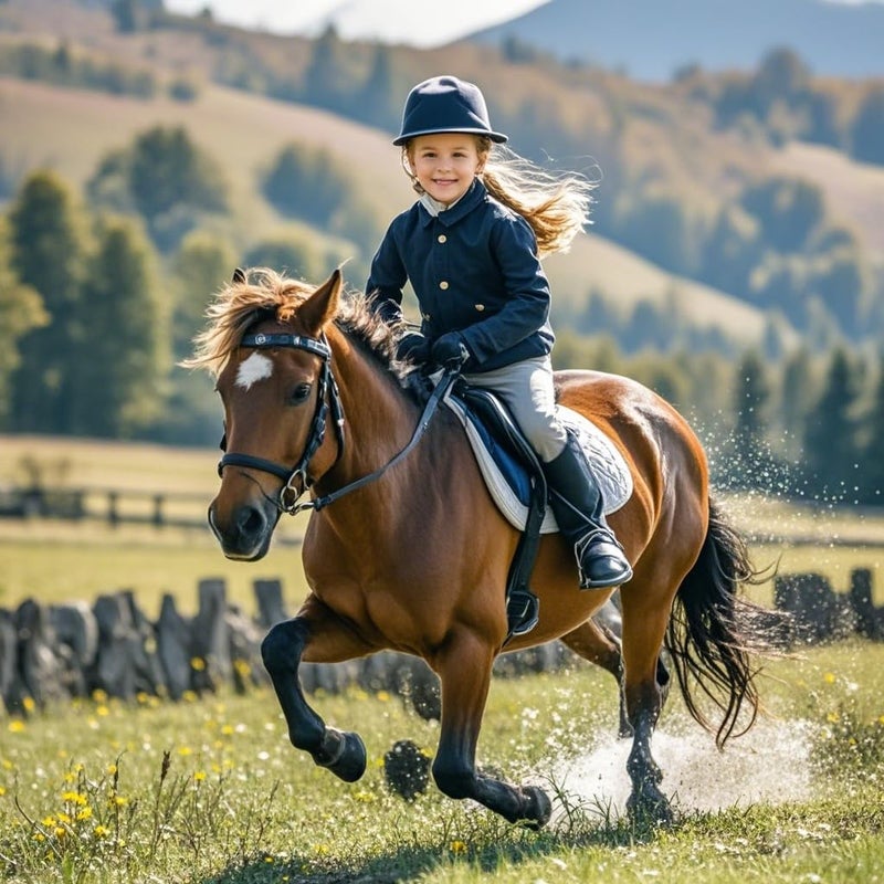ChinFun Horse Riding Glove Equestrian Gloves Kids for Boys Girls Horseback Riding Gloves Grip for Youth Children Riding Sports Biking Cycling Gardening Black Size M - Image 5