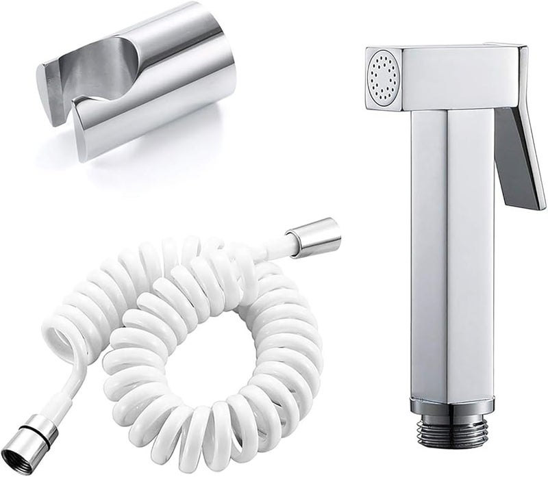 مجموعة رشاش المرحاض المحمول للنظافة الشخصية واستحمام الحيوانات الأليفة مع خرطوم PVC - Image 2