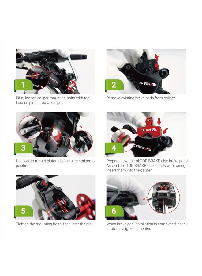 TOP BRAKE Disc Bike Brake Pads for Hope Tech 3 V4 - Image 3