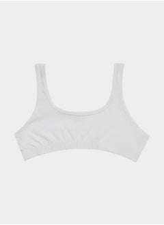 Styli Pack of 2 - Solid Scoop Neck Crop Top  - Image 2