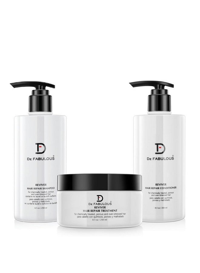 De Fabulous Reviver Shampoo Conditioner And Treatment Set (8.5 Fl Oz)