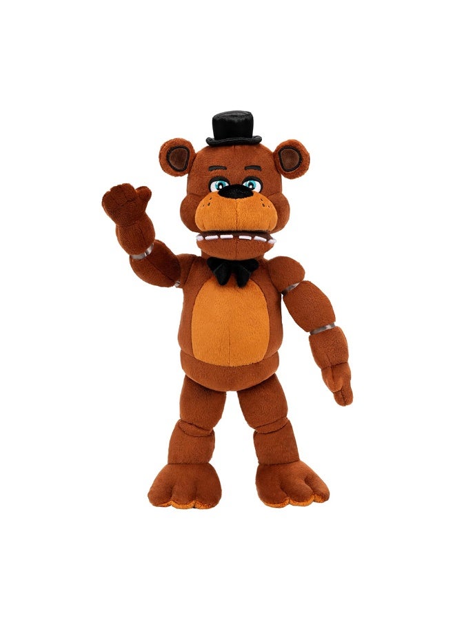 Five Nights at Freddy's Freddy Fazbear Glow-in-the-Dark Interactive Plush Toy (35.56 cm, Brown) - Image 2