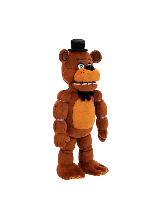 Five Nights at Freddy's Freddy Fazbear Glow-in-the-Dark Interactive Plush Toy (35.56 cm, Brown) - Image 4