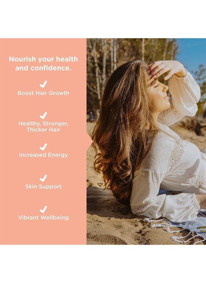 JSHealth - تركيبة فيتامينات الشعر والطاقة | فيتامينات نمو الشعر | فيتامينات الشعر للنساء والرجال | مكملات الزنك واليود لنمو الشعر | مكملات تساقط الشعر | (30 كبسولة) - Image 1