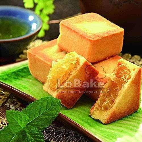 LoBake 10pcs Square shape Small Aluminium Pineapple Cookie Biscuit Cake Molds With Stainless Steel Press Stamp DIY Bakery Tools - Image 5