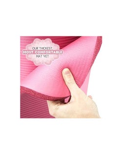 SportQ SportQ 10mm Thick Non-Slip Yoga Mat with Attached Strap, Latest Quality Practice, Pilates, Yoga and Many Other Home Exercises  - Image 2