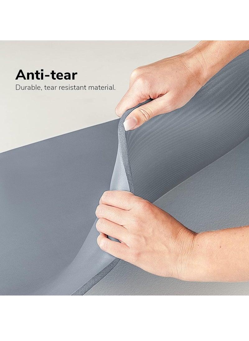 SportQ 10mm Thick Non-Slip Yoga Mat with Attached Strap, Latest Quality Practice, Pilates, Yoga and Many Other Home Exercises - pzsku/ZB5A07723FB1D63044890Z/45/_/1714476132/5b7ffd15-a181-4815-9135-87a15b228337