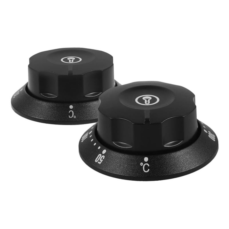 Universal Thermostat Knobs For Electric Oven Fryer 2 Pcs Temperature Control Plastic - Image 2