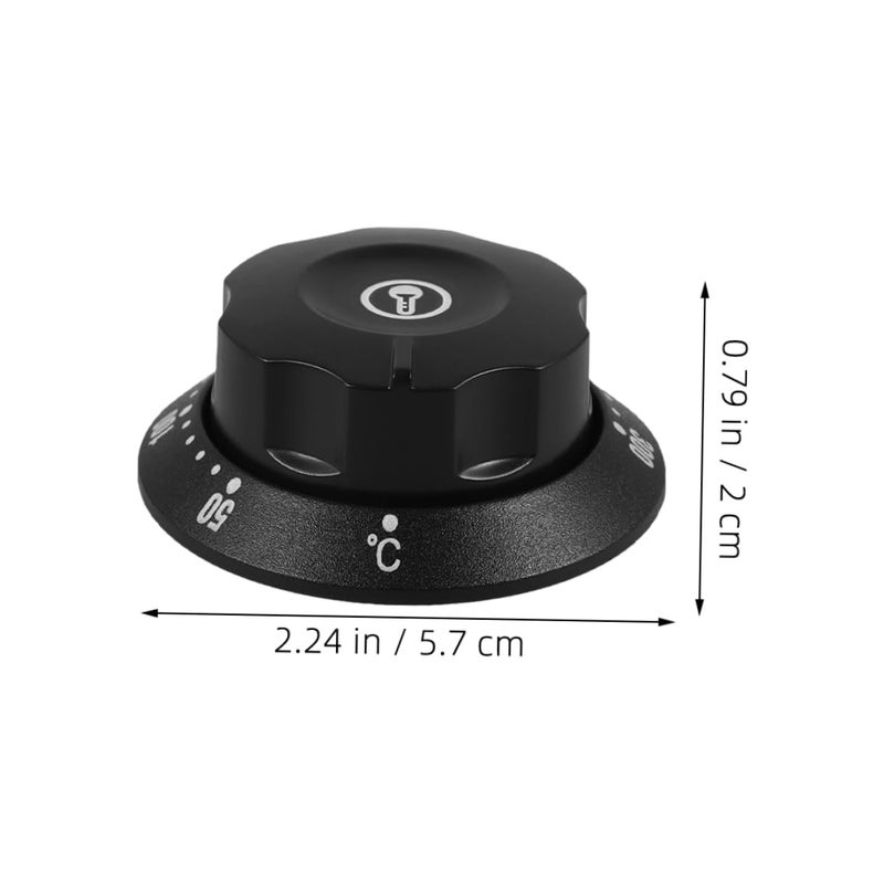 Universal Thermostat Knobs For Electric Oven Fryer 2 Pcs Temperature Control Plastic - Image 3