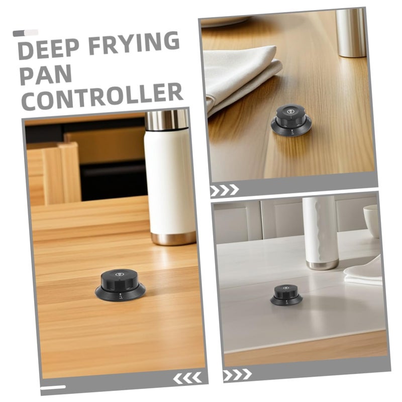 Universal Thermostat Knobs For Electric Oven Fryer 2 Pcs Temperature Control Plastic - Image 4