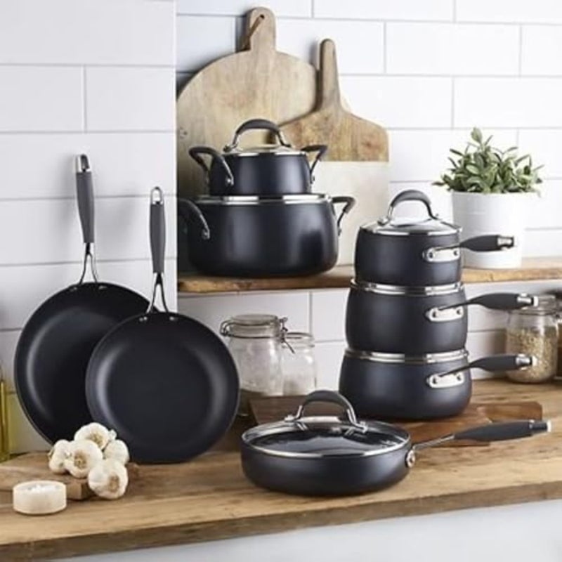 Hard Anodised Shaped Casserole Pan, 16 cm Size - Image 2