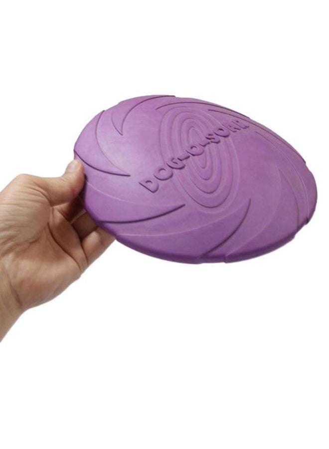 NIBEMINENT Natural Rubber Round Frisbee Teething Toy Purple 1.5x1.5x0.2cm - Image 3