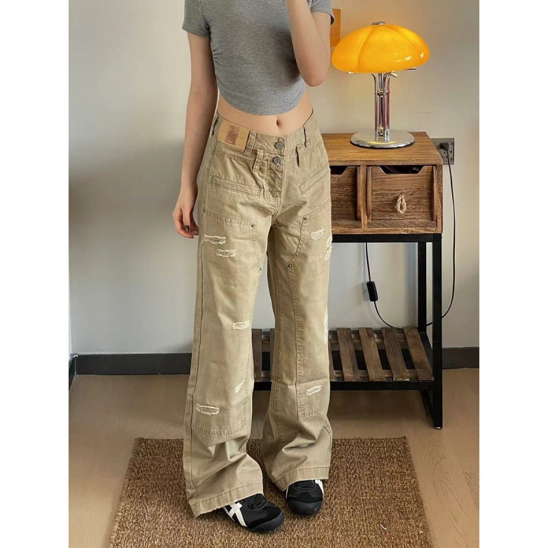 Unisex Casual Daily Denim Jeans - Image 1
