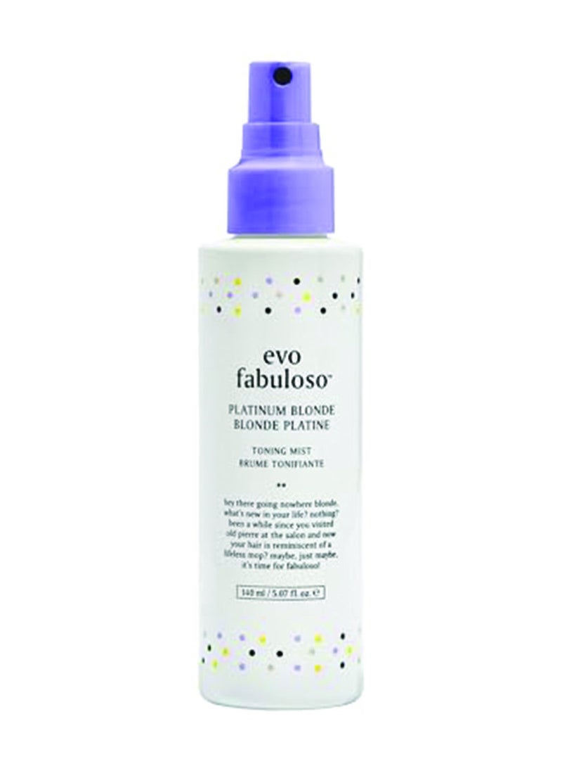 EVO Fabuloso platinum blonde toning mist 140ml 