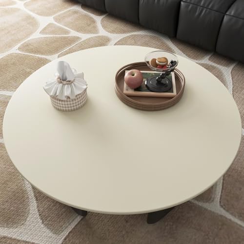 Decotalk Solid Beige Contact Paper Peel and Stick Beige Contact Paper for Cabinets and Drawers Solid Color Wallpaper Removable 17.7x120 Inch Pure Color Wallpaper for Bedroom Cream Wall Cover Vinyl - Image 4