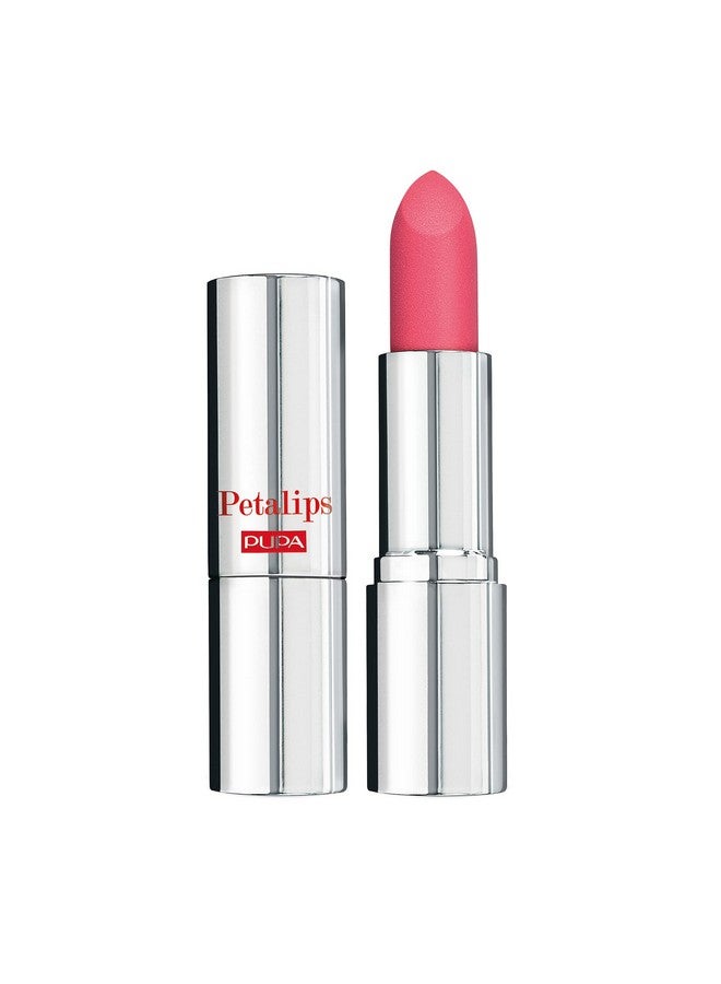 PUPA Milano Petalips Soft Matt Lipstick Lightweight And Imperceptible Provides Color With Buildable Intensity Combines Comfort Of A Balm With A Matte Finish 005 Elegant Camellia 0.123 Oz - Image 1