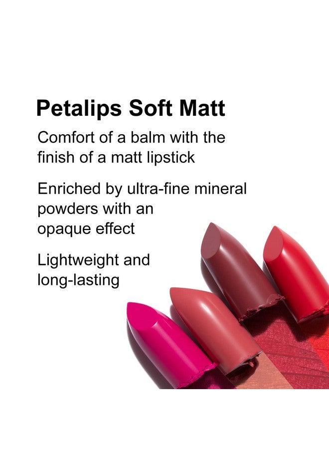 PUPA Milano Petalips Soft Matt Lipstick Lightweight And Imperceptible Provides Color With Buildable Intensity Combines Comfort Of A Balm With A Matte Finish 005 Elegant Camellia 0.123 Oz - Image 4