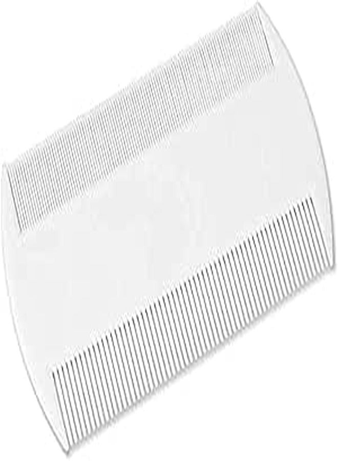 Generic Double Sided Nit Combs for Head Lice Detection for Kids Pet (2 Pieces, White)