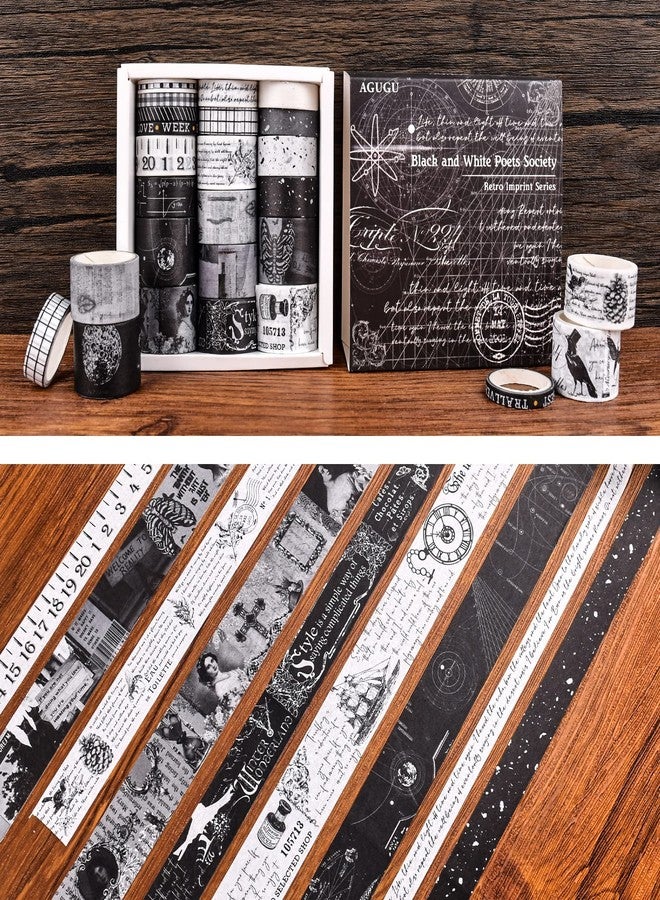 DAPUTOU 20 Rolls Vintage Washi Tape Set - Image 3