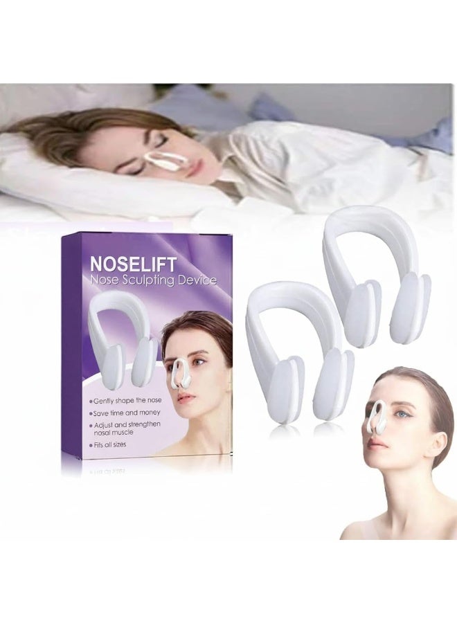 XUN Nose Sculpting Device, Nose Shaper Lifter Clip Corrector, Nose Bridge Straightener Corrector, Nose Sculpting Tool Slimmer for Wide Noses - Image 1