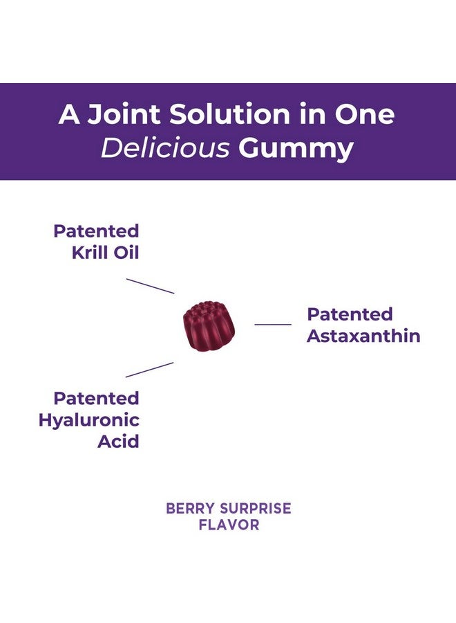 Purity Products Flexuron Gummies Joint Formula 3X Better Than Glucosamine and Chondroitin - Starts Working in just 7 Days - Krill Oil, Low Molecular Weight Hyaluronic Acid, Astaxanthin - 30 Ct (1) - Image 5
