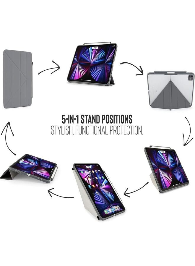 Pipetto 5-In-1 Protective Case Cover For Apple iPad Pro 11-Inch (2021/2020/2018) Grey - Image 3