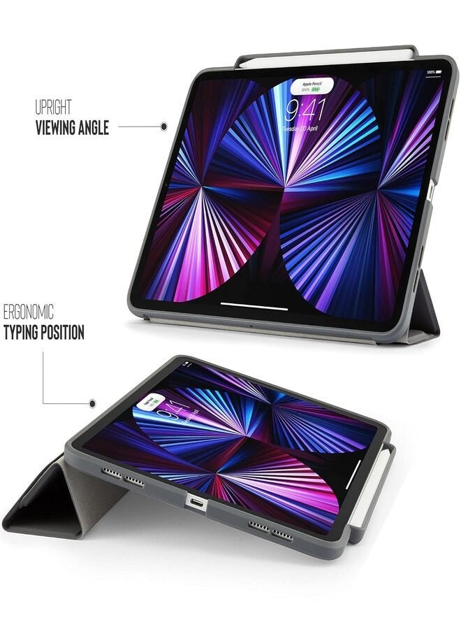 Pipetto 5-In-1 Protective Case Cover For Apple iPad Pro 11-Inch (2021/2020/2018) Grey - Image 5