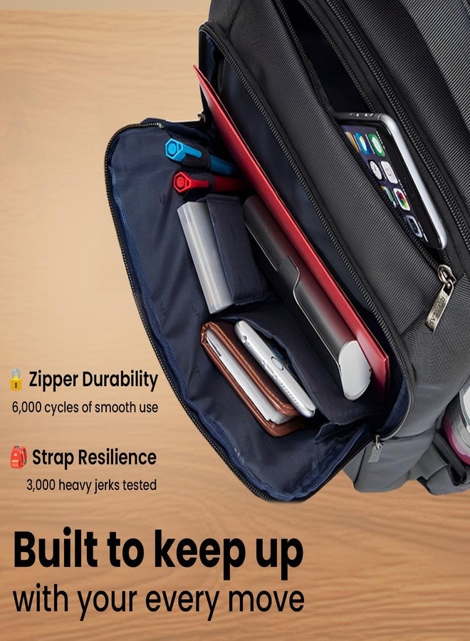 RIVACASE Central 8262 Black Laptop Backpack 15.6" Inches - Image 3