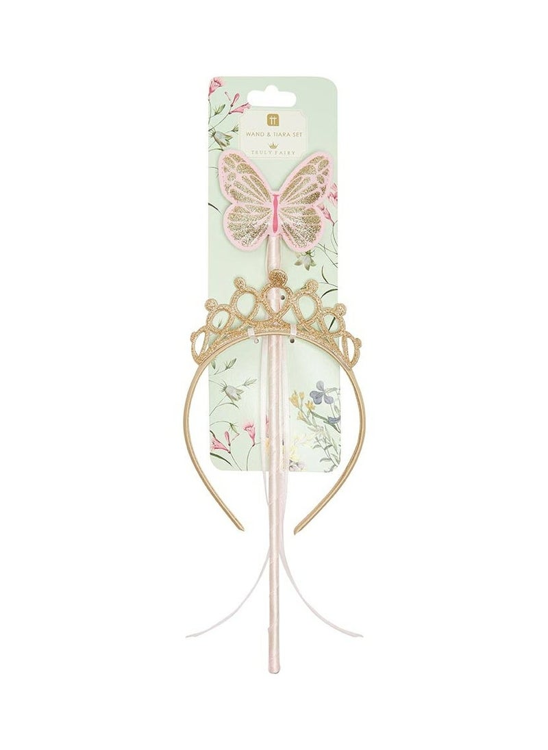 Talking Tables Truly Fairy Dress Up Wand And Tiara  - Image 2