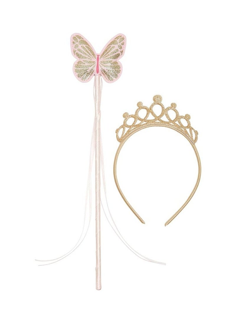 Talking Tables Truly Fairy Dress Up Wand And Tiara  - Image 3