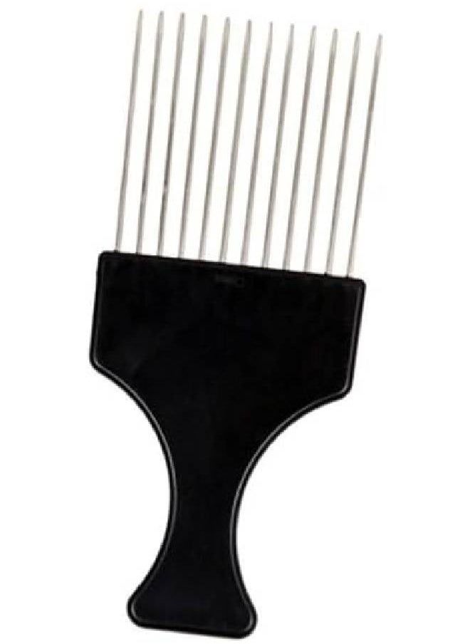 Generic Metal comb for styling tangled hair, black color, one piece  - Image 1