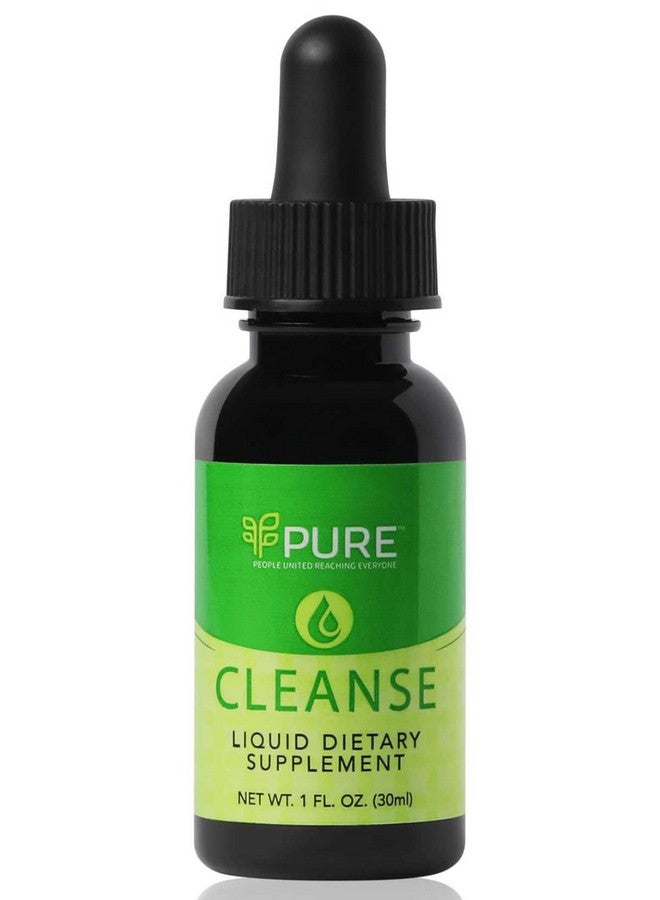 Pure Cleanse, Liquid 1oz. - Nature's Gentle Cleanse with Cascara Sagrada for Occasional Constipation, Promotes Digestive Health, Vegan-Friendly, Contains Probiotics for Optimal Gut Health Support - Image 1
