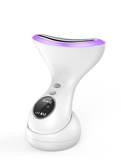 SYOSI SYOSI Face Massager EMS Facial Massager with LED Display 3 Light Modes Face Massager Electric 43℃ Face Lifting Device High Frequency Vibration for Wrinkle Anti-Aging Neck Skin Tightening Lifting  - Image 1