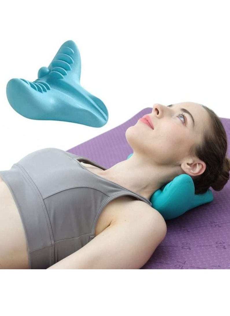 DubaiGallery Neck & Shoulder Massage Pillow | Y Shape Portable Cervical Spine Massager Acupressure Neck Traction Relaxer Device for Pain Relief | Back Support Massage Pillow  - Image 3