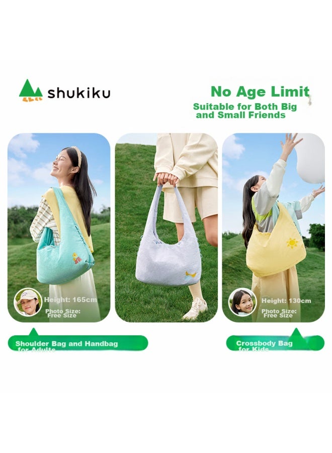 Shukiku Cloud Bag, Women's Fashion Shoulder Bag, Trendy Crossbody Bag, Lightweight Commuter Handbag, Bright Yellow - Image 5