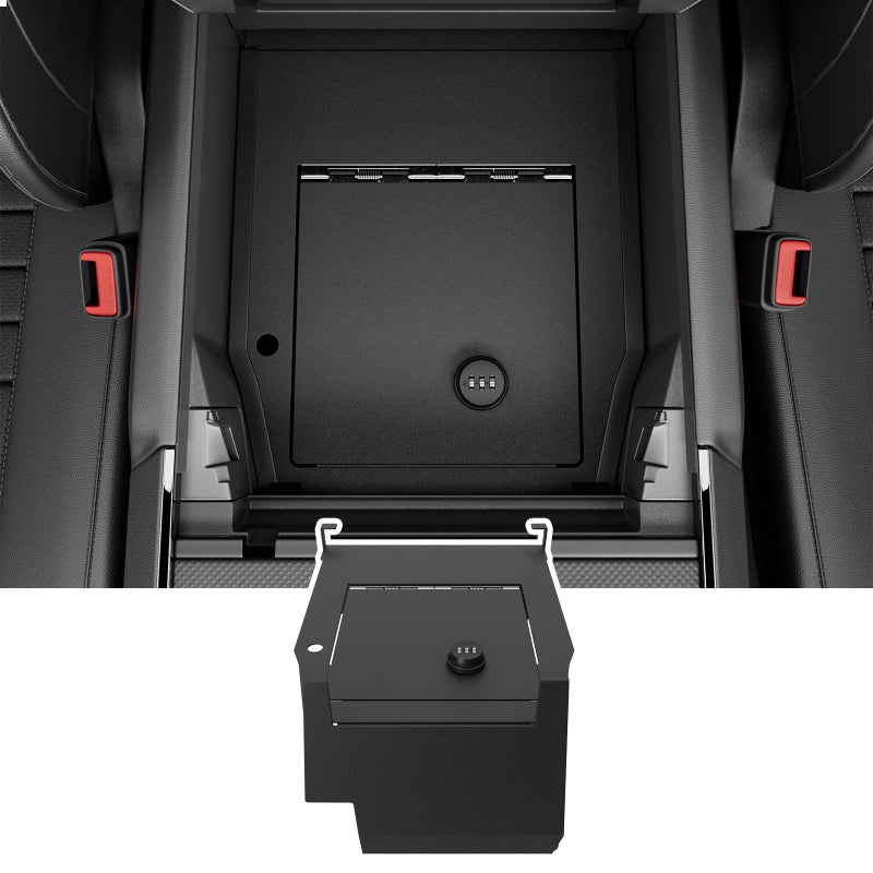 SZYANG Center Console Safe Organizer Compatible with 20212025 Ford F150 Lock Box No XLT STX Tremor Raptor Console Safe Vault Replacement for 20212025 Ford F150 Accessories - Image 3