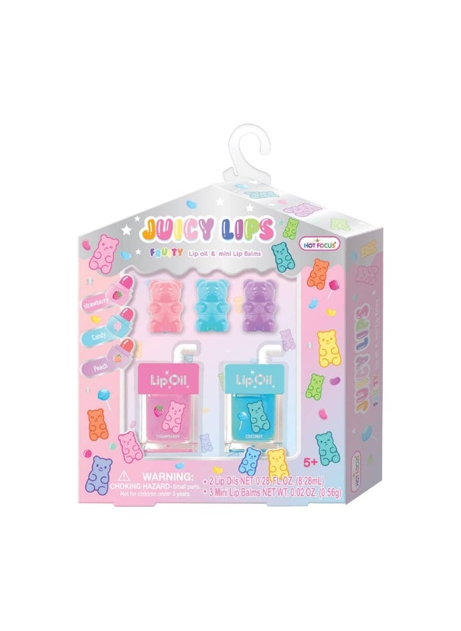 Hot Focus Hot Focus Gummy Bear Juicy Lip Set (5 Pieces)  - Image 1