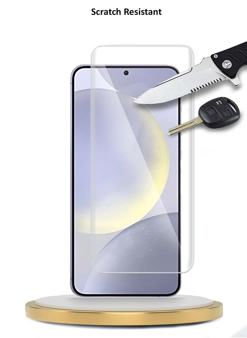 Wtech - Premium Curved Edges UV Full Glue Full Cover Tempered Glass Screen Protector For Samsung Galaxy S24 5G 2024 Clear - Image 1