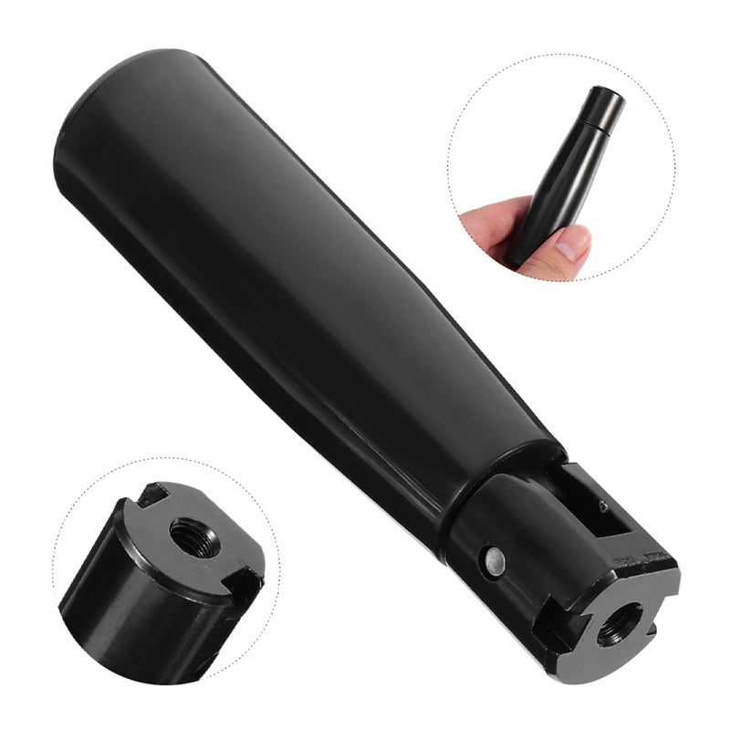 Black M4 Folding Revolving Machine Handle Crank Handwheel Grip Industrial Tools - Image 4