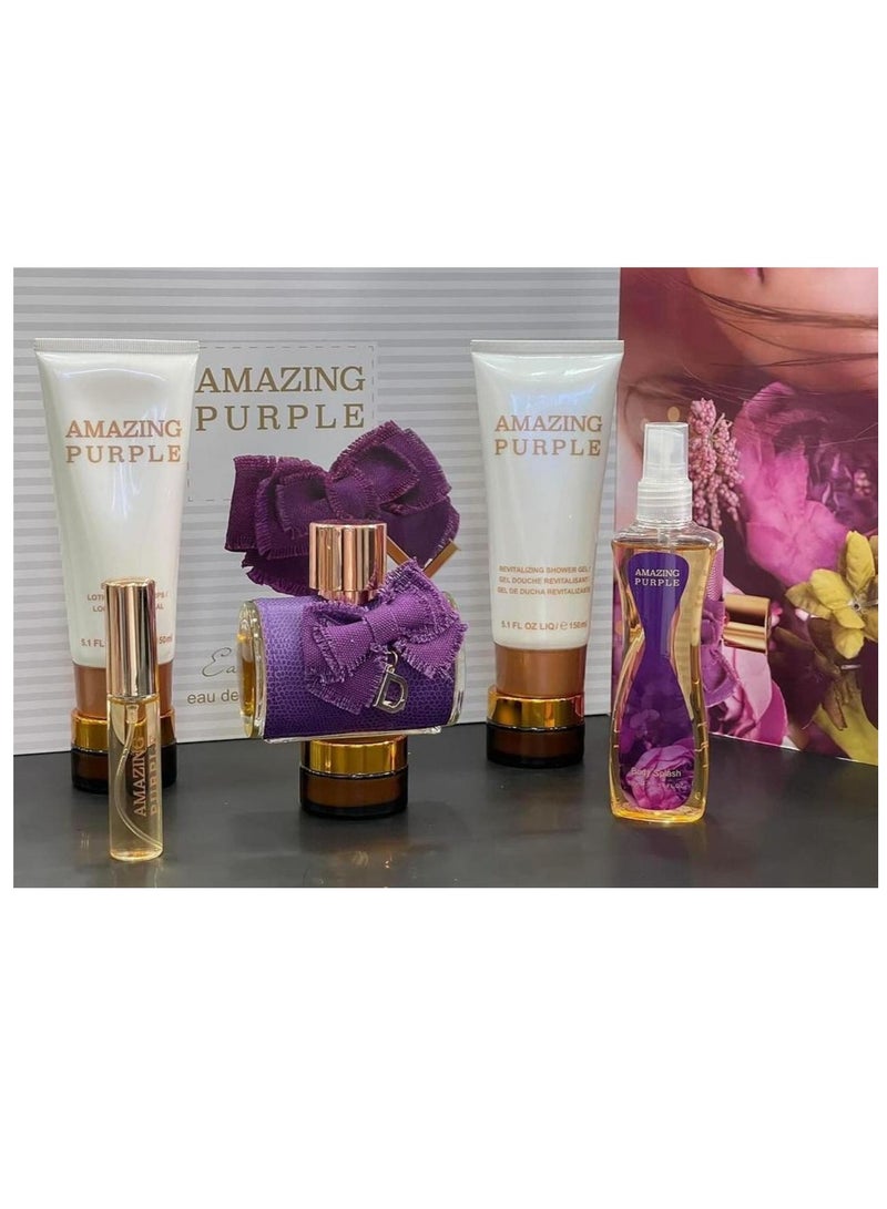 Amazing Purple Perfume Set for Women 100 ml