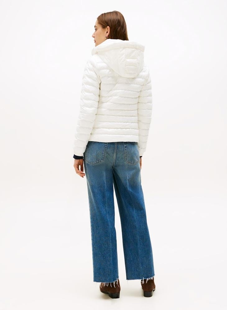 TOMMY HILFIGER Logo Puffer Jacket With Hoodie - Image 2